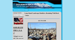 Desktop Screenshot of boulders-rock-long-island.com