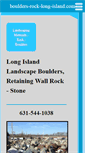Mobile Screenshot of boulders-rock-long-island.com